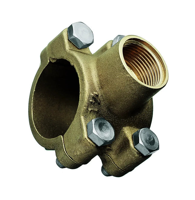 Ipierre - Collare Di Presa Rapida D'Acqua In Ottone Per Tubo 3/4" - Uscita 1/2" Femmina