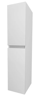 Savinidue - Mobile Colonna Sospesa Con 2 Ante Destre In Kit Da Montare - Bianco Lucido