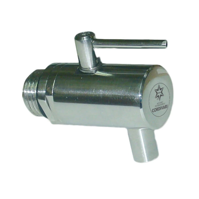 Cordivari - Rubinetto 3/4" Con Leva In Acciaio Inox Per Contenitori Alimenti