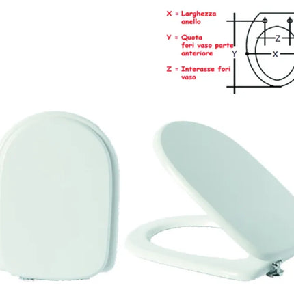 Sapal - Coprivaso Metro Bianco Legno