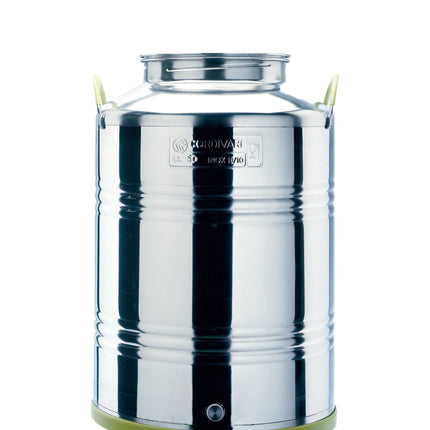 Cordivari - Contenitore Jolly 100 litri per olio in acciaio inox 18/10