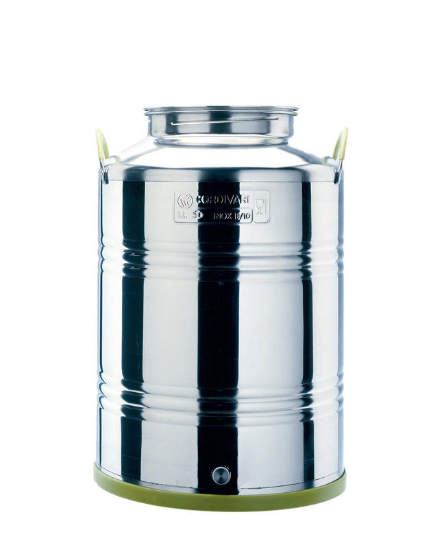 Cordivari - Contenitore Jolly 100 litri per olio in acciaio inox 18/10