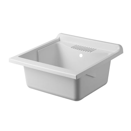 CR - Lavatoio in vetroresina completo di mobile in legno bilaminato 60x60 cm