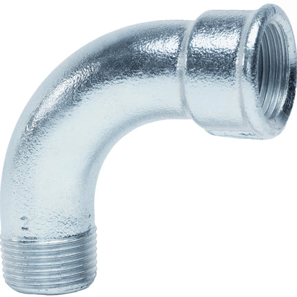 Curva 90° 1/2" Maschio-Femmina Zincata