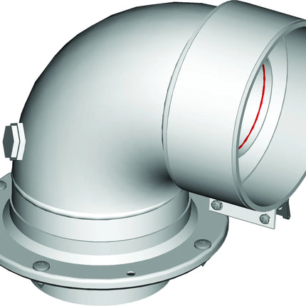 Ati Di Mariani & C. - Curva Coassiale Ø60/100 Con Prelievo 90° Cosmogas Starclima