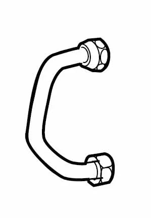 Oli - Curvetta Di Rame Con Guarnizione Per Cassetta Diamante