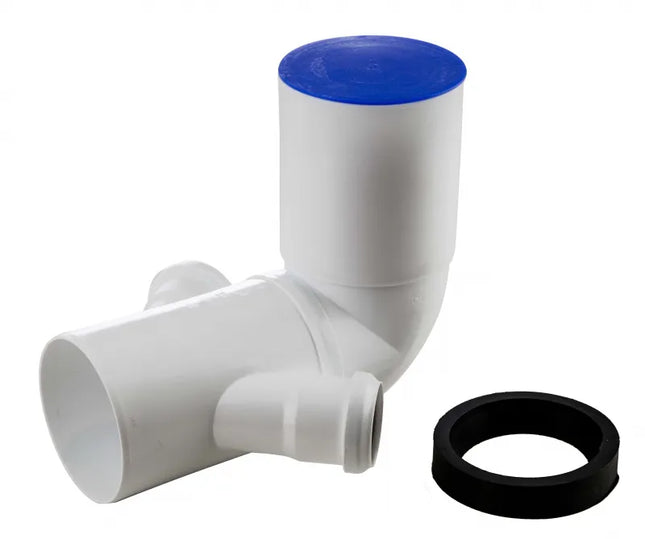 Curva Wc Ø90/50 2 Attacchi Orientabile