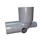 Curva Wc 2 Uscite Da Ø40 Innesto-Incollaggio