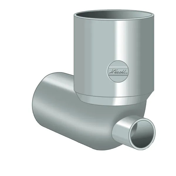 Nicoll/Redi - Curva Ø100 Wc 1 Uscita Attacco Frontale Ø40 Incollaggio