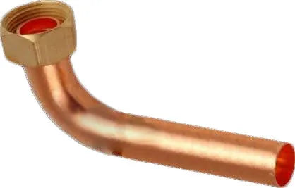 Curvetta Rame Ø14 Con Cartella E Dado 1/2"