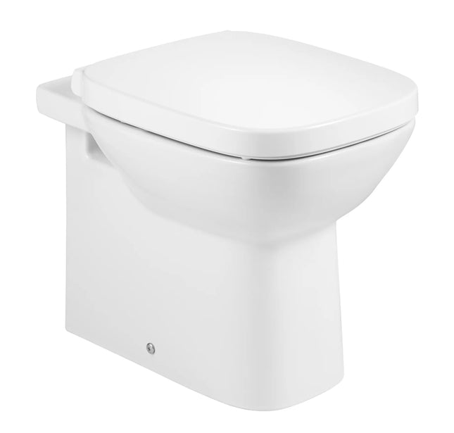 Roca - Vaso Filo Parete Porcellana Bianco - Serie: Debba (Senza Coprivaso)