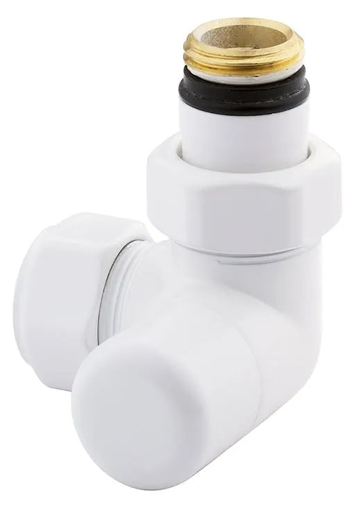 Arteclima - Detentore Termo Angolare 3/8" - Colore: Total White - Versione: Destra