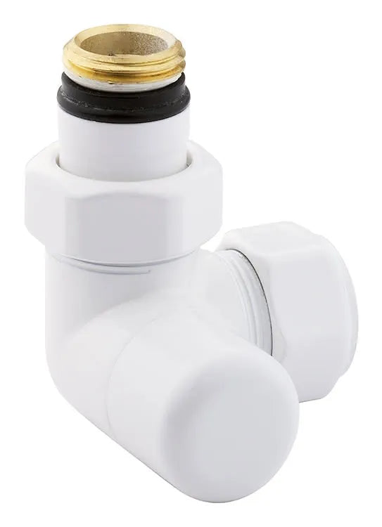 Arteclima - Detentore Termo Angolare 3/8" - Colore: Total White - Versione: Sinistra