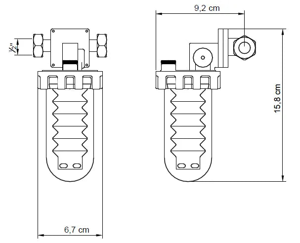 Dosatore Dosamax Blu Proporzionale Di Polifosfati Senza Arresto - Attacco Fisso