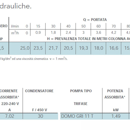 Lowara - Elettropompa Sommergibile Trituratrice Inox 1,5 Hp 220V - Modello: Domogri11
