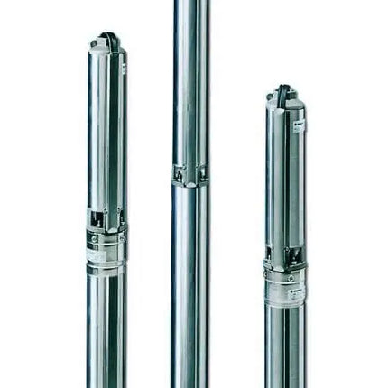 Lowara - Elettropompa Sommersa 1 HP 220V in acciaio inox per pozzo uscita 1"1/4 - 4 m³/h - Modello: 4GS