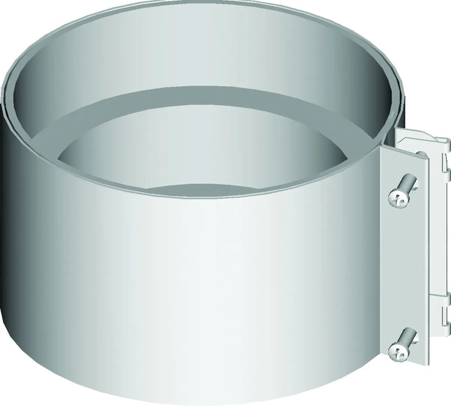 Ati - Fascetta Con Manicotto Ø95/100 In Alluminio Per Caldaia Camera Stagna