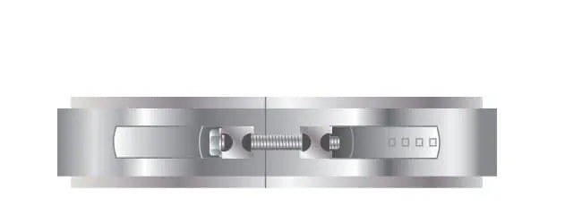 Cordivari - Fascetta Di Bloccaggio Ø130/80 Per Tubi Inox Doppia Parete