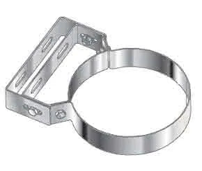 Cordivari - Fascetta Murale Registrabile Ø120 Per Tubi Inox