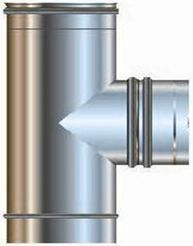 Cordivari - Raccordo A Tee 90°Inox Ø130 Aisi316L - Maschio Centrale - Mono Parete