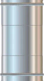 Cordivari - Manicotto Ø220 Femmina/Femmina Inox Aisi 316L Mono Parete