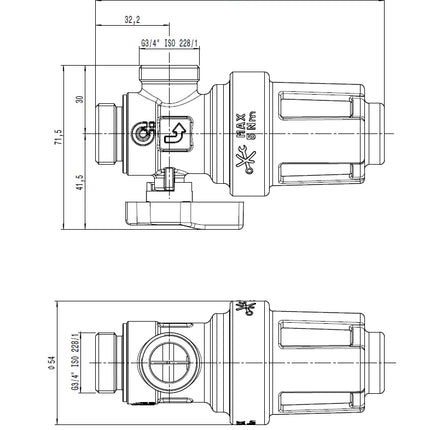 Caleffi - Filtro Defangatore Magnetico 3/4" Art. 545900