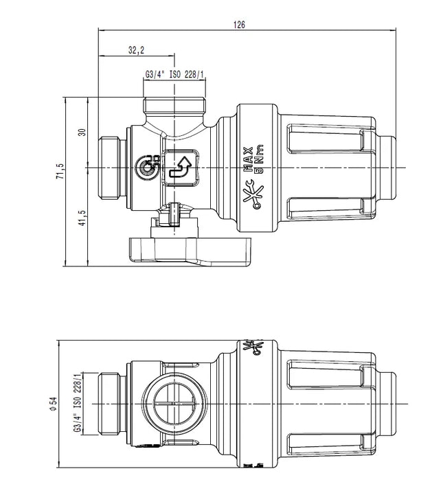 Caleffi - Filtro Defangatore Magnetico 3/4" Art. 545900
