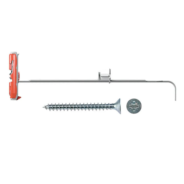 Fischer - Duotec 10 S Fissaggio A Paracadute In Nylon Con Vite Testa Svasata Piana Impronta