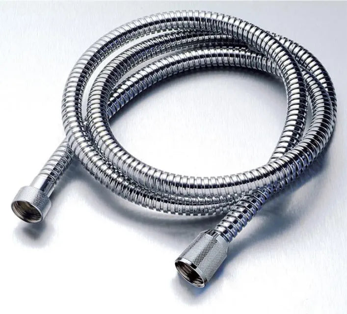 Flessibile Doccia 150 Cm - Acciaio Inox, Doppia Aggraffatura, Connettori In Ottone - Foto 7