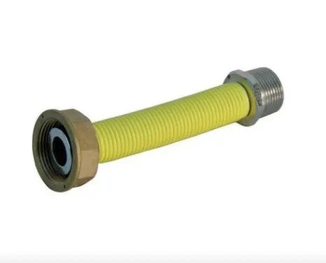 Flessibile Per Contatore Gas Femmina 3/4" - Femmina 1" Giallo