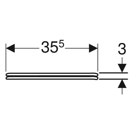 Geberit/Pozzi-Ginori - Coprivaso in plastica termoindurente - Serie: Colibrì