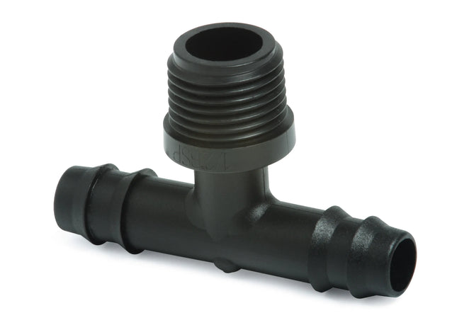 Ipierre - Confezione Da 2 Pezzi Di Giunzione A T Per Tubo Collettore Ø 20 Mm E Raccordo Filettato 1/2" Maschio