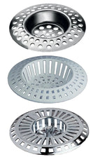 Ipierre - Griglia In Acciaio Cromata Ø70 Mm Per Lavello - Confezione 2 Pz