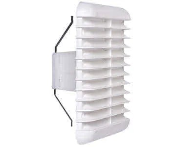 Griglia Quadra Ø125/160 In Abs Con Molle - Colore: Bianco - Articolo: 9601-006-06