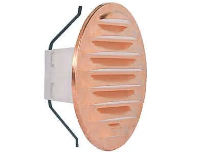 Griglia Tonda Ø80/125 In Rame Con Molle - Articolo: 9699-806-500