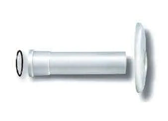 Pucciplast - Canotto Cm 22 Con Oring + Rosone Eccentrico - Colore: Cromo