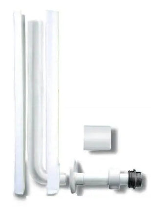Pucciplast - Tubo Di Risciacquamento 35X11Cm Con Canotto 22 Cm Con Rivestimento Tappo - Regolabile In Altezza (+2-2 Cm)