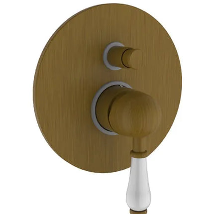 Teorema - Miscelatore Incasso Doccia Con Deviatore E Leva Di Porcellana - Serie: Dune - Colore: Bronzato - Articolo: 9Z010Gg001