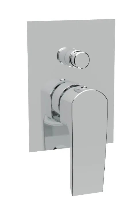 Teorema - Miscelatore Incasso Doccia Con Deviatore Cromato - Serie: Merida