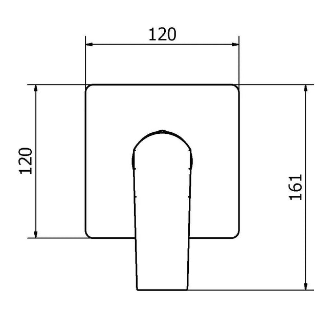 Teorema - Miscelatore Incasso Doccia Cromato - Serie: Merida