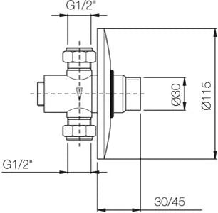 Porta&Bini - Incasso Doccia Temporizzato
