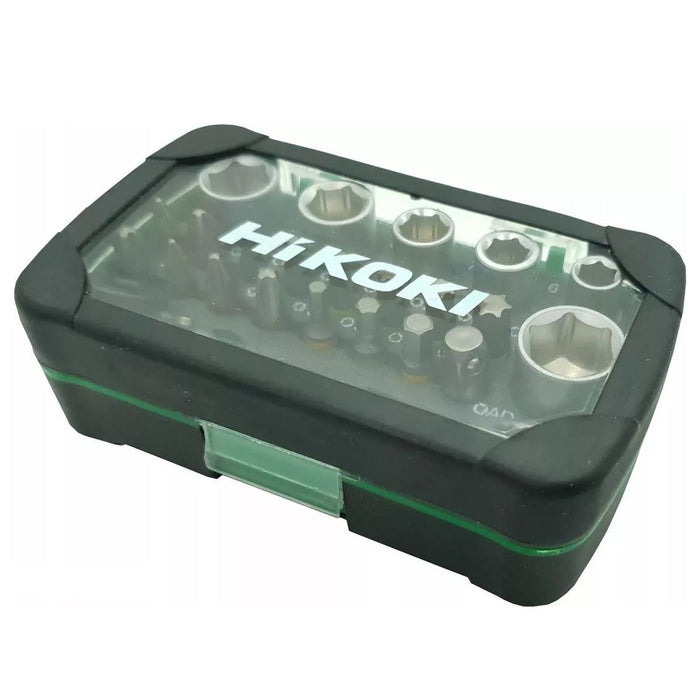 HiKOKI - Set di punte e bussole da 24 pezzi con cricchetto da 1/4" HTA750362