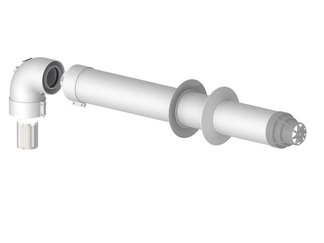 Ariston - Kit Scarico Fumi Coassiale Ø60/100 Orizzontale Per Next Evo X