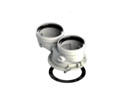 Ferroli - Kit Sdoppiato Scarico Fumi Tubi Separati 80/80 Per Caldaia Condensazione Rrt