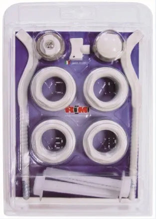 Kit Universale Radiatori Alluminio 1" X 3/8" + Staffe