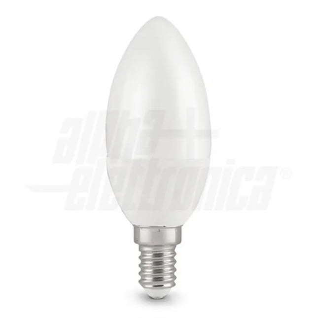 Lampadina A Led Candela E14 6W - 230V - Bianco Caldo