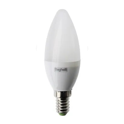 Beghelli - Lampadina Oliva Led 7W E14 - Colore: Bianco Caldo
