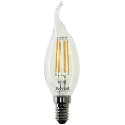 Beghelli - Lampadina Colpo Di Vento Zafiro Led 4 W E14 - Bianco Caldo