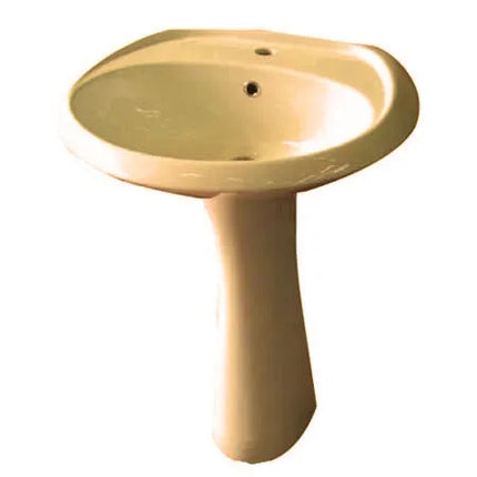 Lavabo Champagne 63 Cm In Ceramica Senza Colonna (Solo Lavabo)
