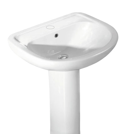 Azzurra - Lavabo Porcellana Bianco 65 Cm - Serie: Diana (Senza Colonna)